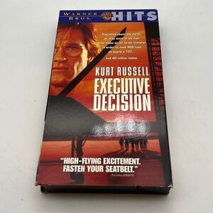Executive Decision (VHS, 1996) Kurt Russell Halle Berry Video Cassette Tape Film